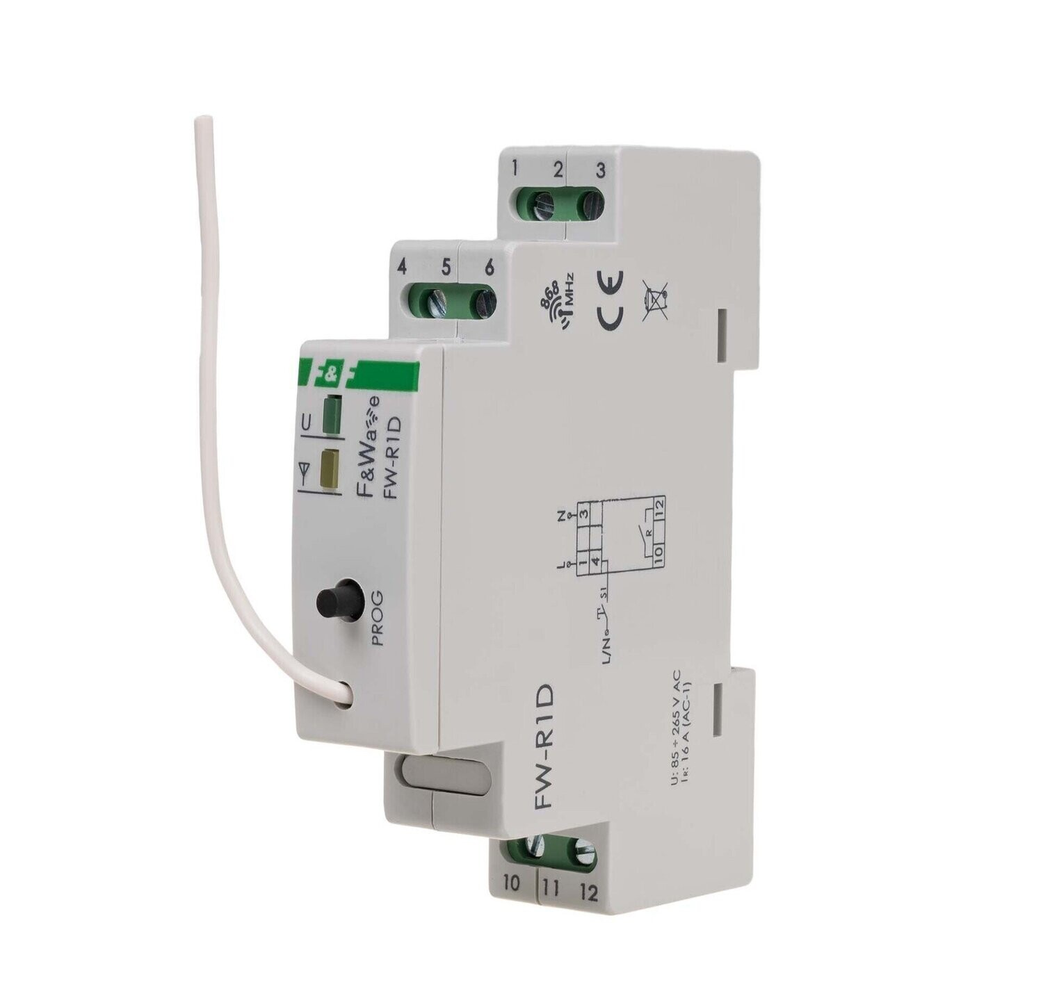 F&WAVE R1D Bistabiles Relais Funksteuerung 868 MHz