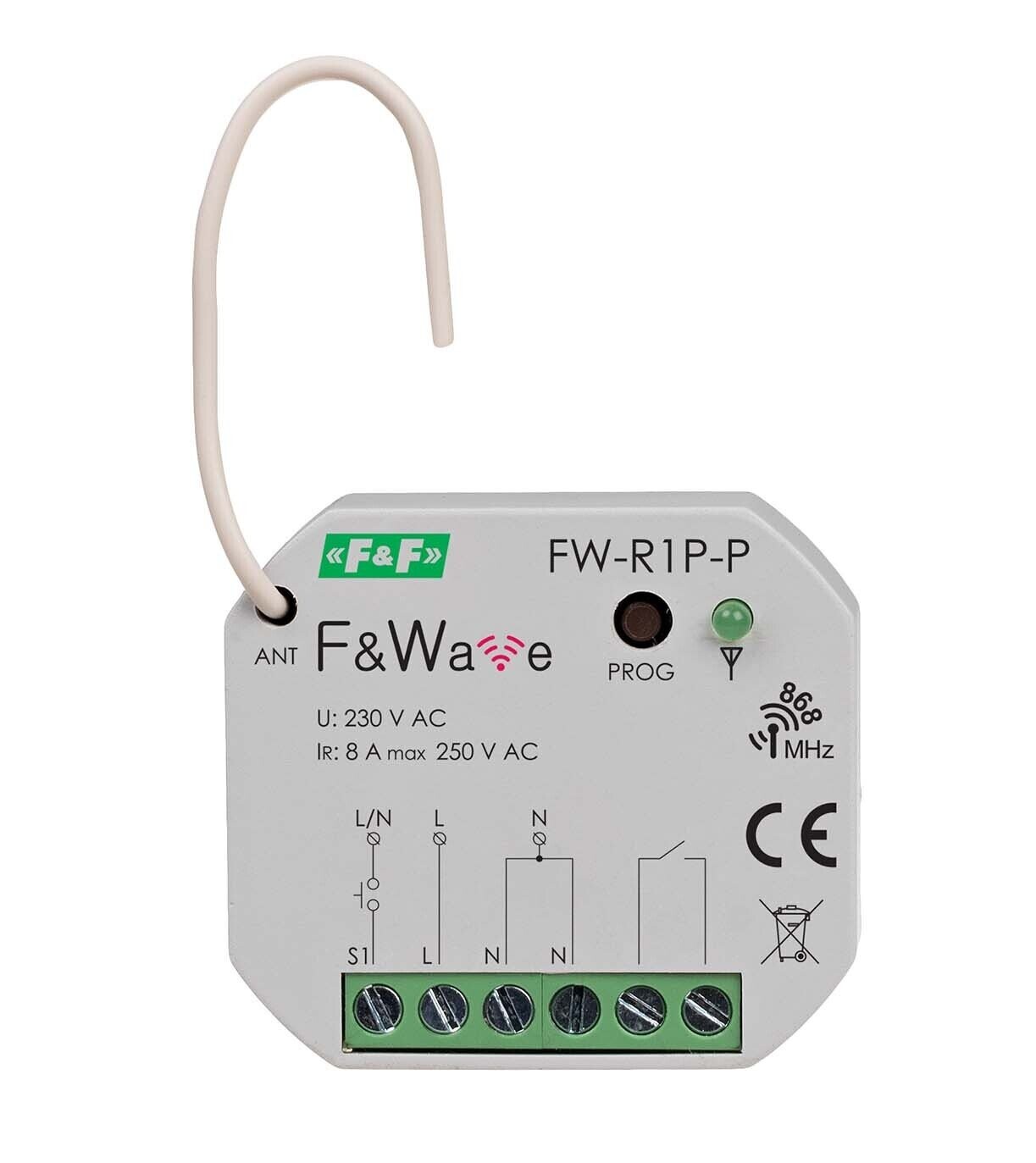 F&Wave Bistabiles Multifunktionales Relais R1P-P Funk Steuerung