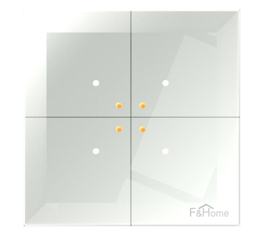 F&WAVE Glass Schalter Funksteuerung Funk Sender FW-GS-24-W 24V