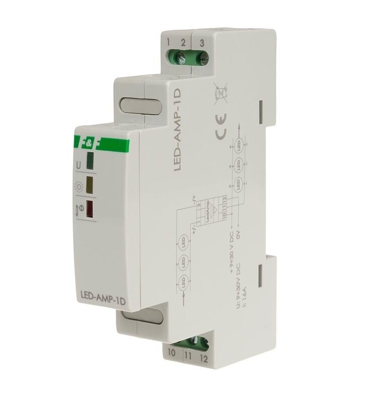 LED-AMP-1D LED Signal Verstärker Leistungsverstärker 12V DC 24V DC LED-AMP-1D LED Signal Verstärker Leistungsverstärker 12V DC 24V DC