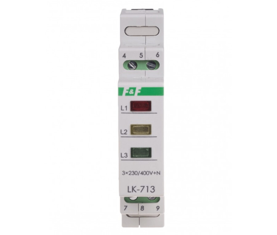 LK-713K Leuchtmelder Signalleuchte 3×230 V+N Dreiphasig 3x Farben