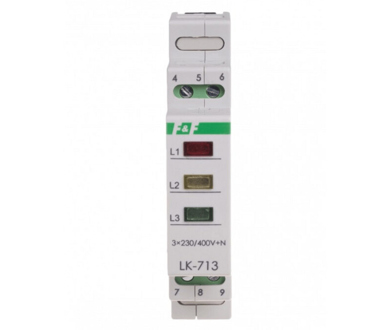 LK-713K Leuchtmelder Signalleuchte 3×230 V+N Dreiphasig 3x Farben