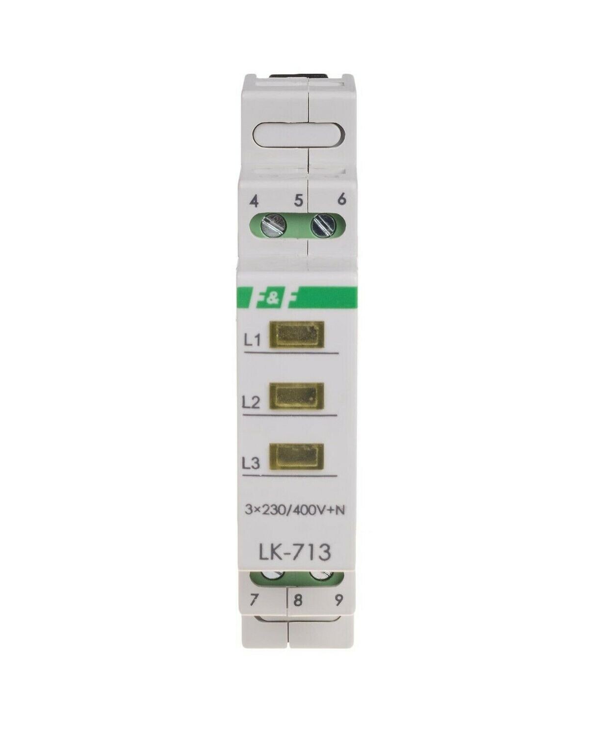 LK-713Y Leuchtmelder Signalleuchte 3×230 V+N Dreiphasig Farbe gelb