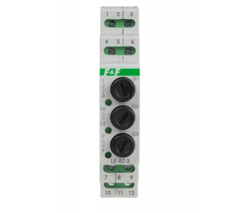 LK-BZ-3G Leuchtmelder Signalleuchte Sicherung 3×230 V+N Dreiphasig LK-BZ-3G Leuchtmelder Signalleuchte Sicherung 3×230 V+N Dreiphasig