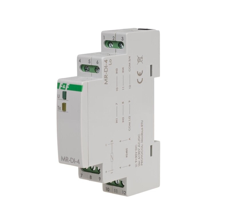MR-DI-4 LO Digitales Eingang Erweiterungsmodul MODBUS RTU RS-485 MR-DI-4 LO Digitales Eingang Erweiterungsmodul MODBUS RTU RS-485