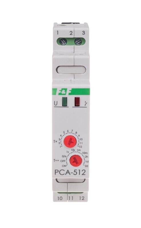 PCA-512 Zeitrelais mit verzögerter Ausschaltung 230V AC PCA-512 Zeitrelais mit verzögerter Ausschaltung 230V AC