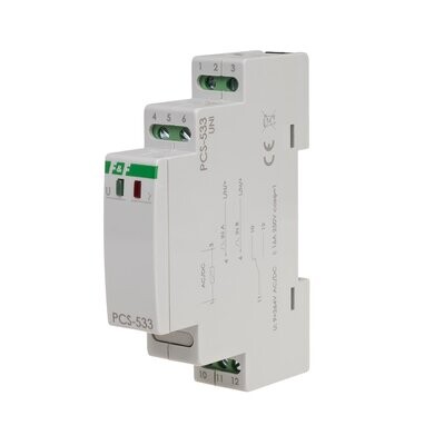 PCS-533 UNI programmierbares Zeitrelais mit NFC 9V - 265 V AC DC PCS-533 UNI programmierbares Zeitrelais mit NFC 9V - 265 V AC DC