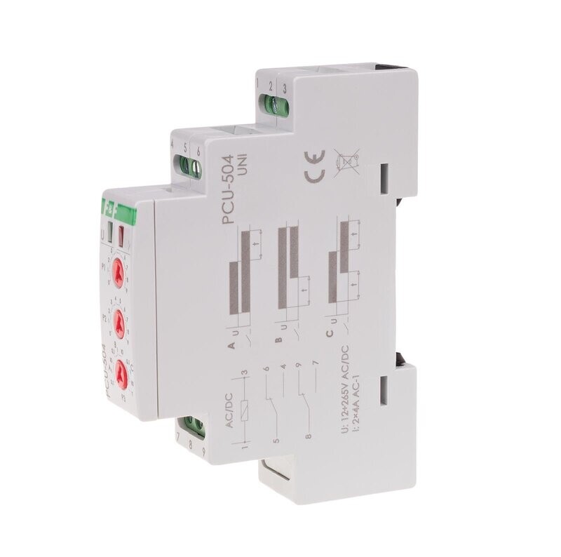PCU-504UNI Zeitrelais mit Stromausfall Schutz 10 Min. 12V - 264V AC/DC PCU-504UNI Zeitrelais mit Stromausfall Schutz 10 Min. 12V - 264V AC/DC
