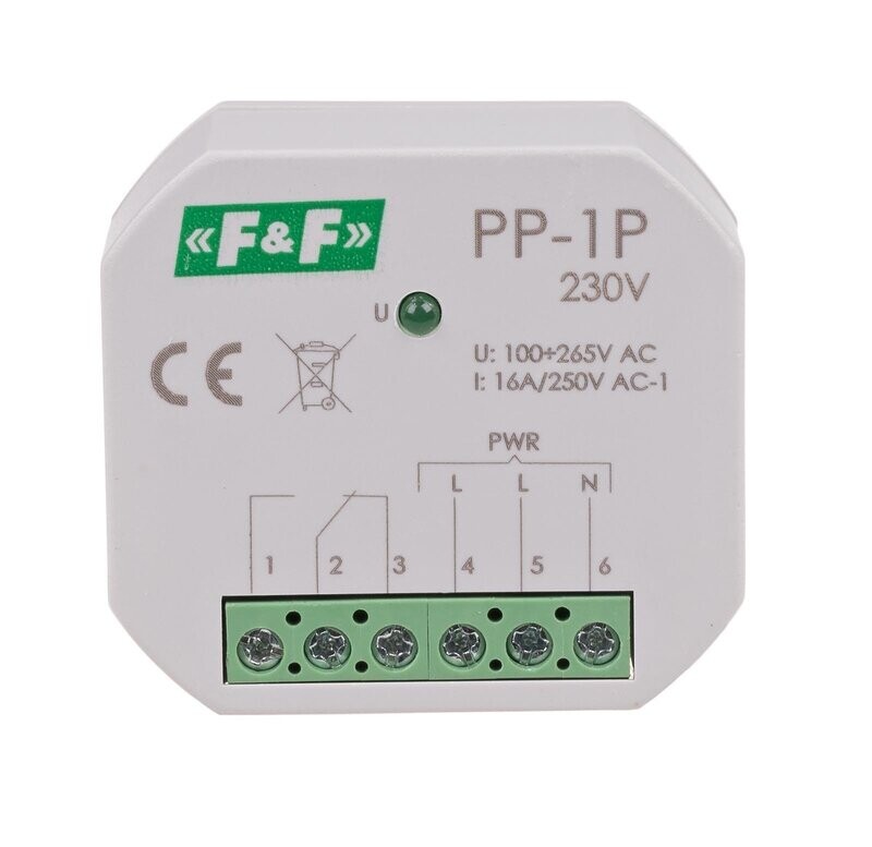 PP-1P Elektromagnetisches Relais 230V AC 16A Beleuchtung LED PP-1P Elektromagnetisches Relais 230V AC 16A Beleuchtung LED