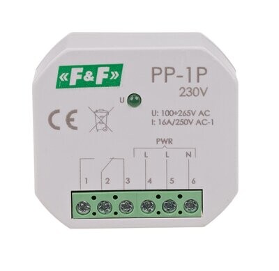 PP-1P Elektromagnetisches Relais 230V AC 16A Beleuchtung LED
