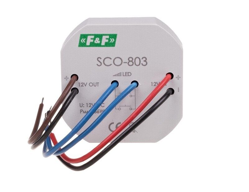 SCO-803 Dimmer für dimmbare LED Beleuchtung 36W 12V DC SCO-803 Dimmer für dimmbare LED Beleuchtung 36W 12V DC