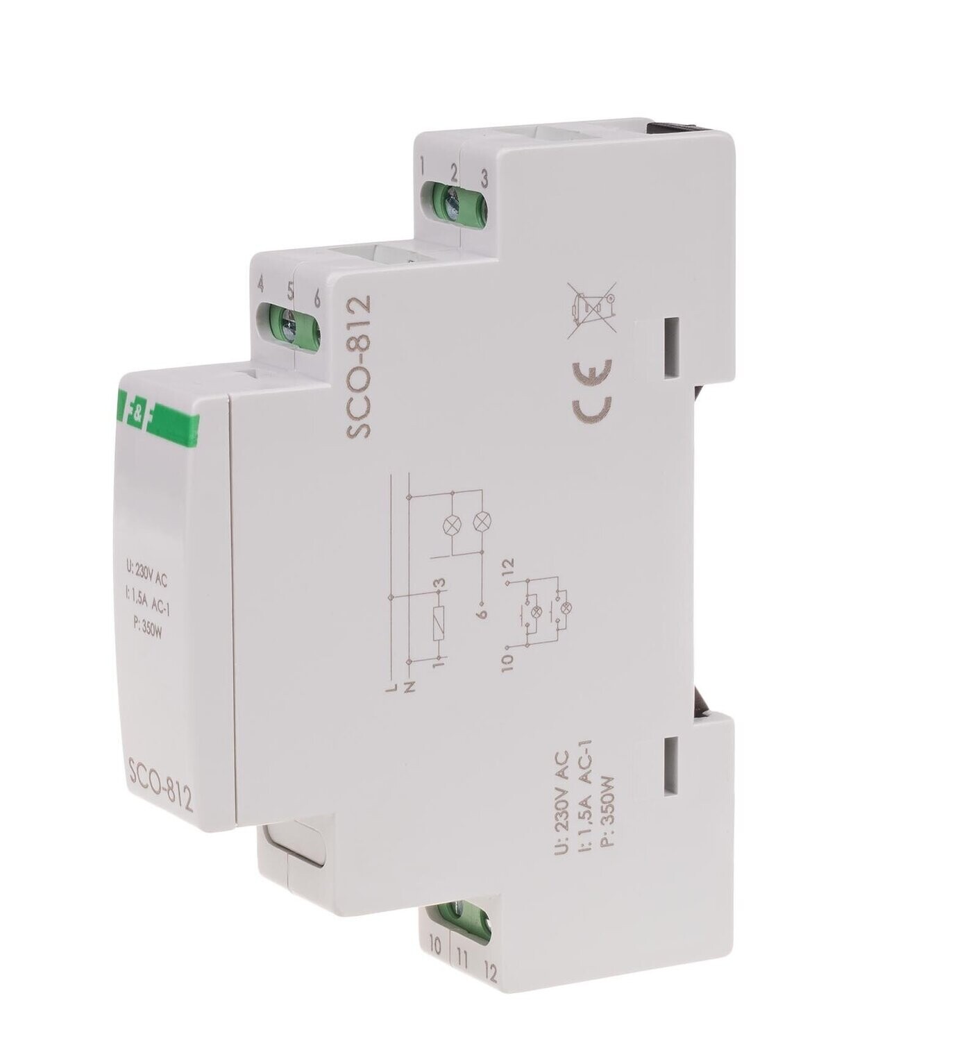 SCO-812 Dimmer 350W Softstarter Halogene LED Beleuchtung 230V AC