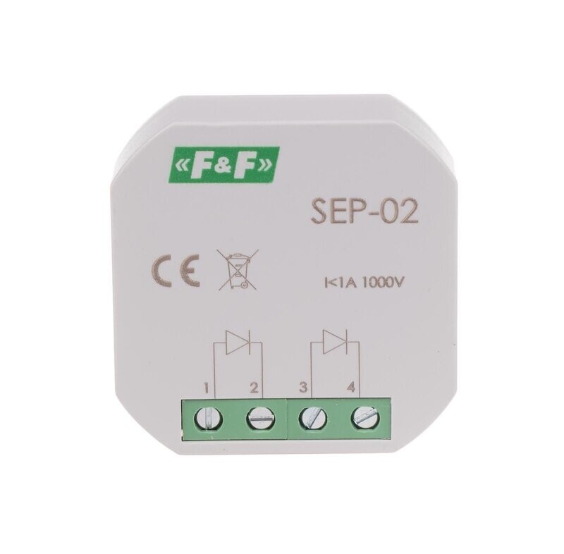 SEP-02 Separator des Eingangssignals 1A 250V IP20 SEP-02 Separator des Eingangssignals 1A 250V IP20