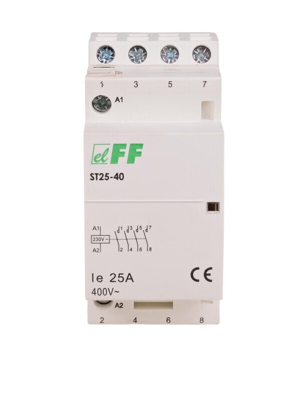 ST25-40 SCHÜTZ LEISTUNGSSCHÜTZ 230V AC 25A 4x NO 9 kW ST25-40 SCHÜTZ LEISTUNGSSCHÜTZ 230V AC 25A 4x NO 9 kW