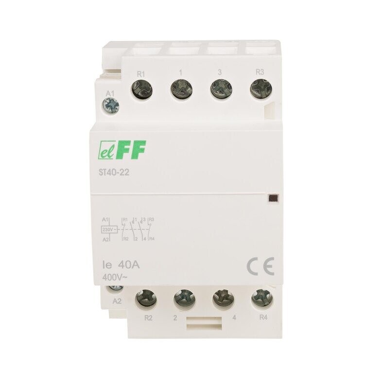 ST40-22 SCHÜTZ 230V AC 40A 2x NO + 2x NC 16 kW 5,5 kW ST40-22 SCHÜTZ 230V AC 40A 2x NO + 2x NC 16 kW 5,5 kW