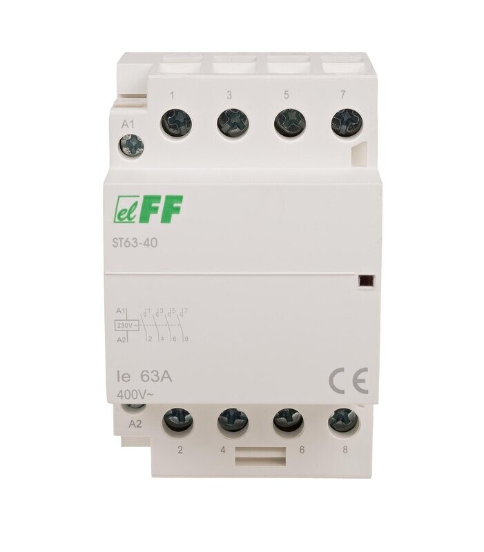 ST63-40 SCHÜTZ 230V AC 63A 4x NO AC1 24 kW AC3 8,5kW ST63-40 SCHÜTZ 230V AC 63A 4x NO AC1 24 kW AC3 8,5kW