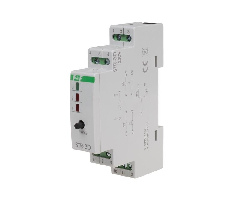 STR-3D Rolladensteuerung 230V AC 8A 320W (Universell) STR-3D Rolladensteuerung 230V AC 8A 320W (Universell)