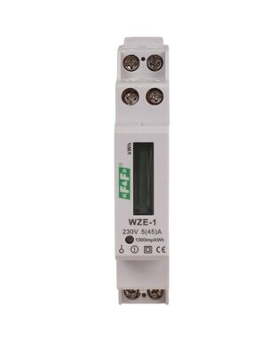 WZE-1 Stromzähler Einphasig 45A MID geeicht Plombe LCD Digital