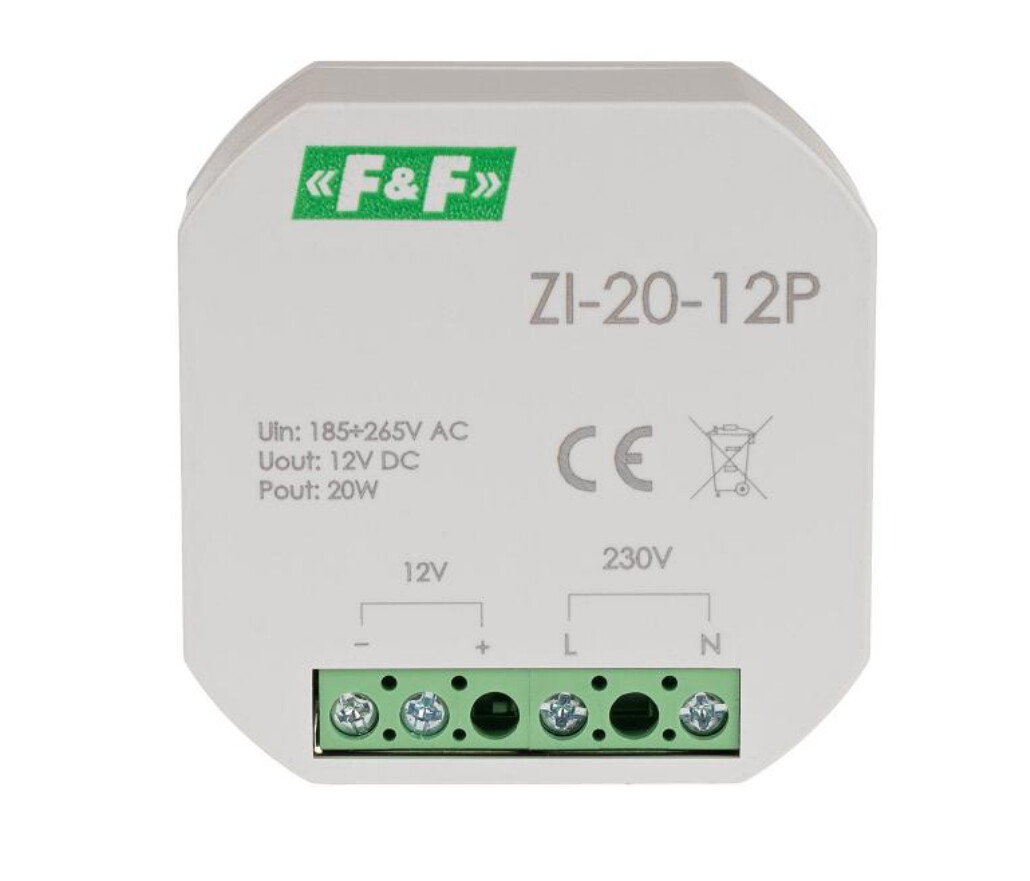 Zi-20-12P Spannungswandler 230V AC in 12V DC Stromwandler