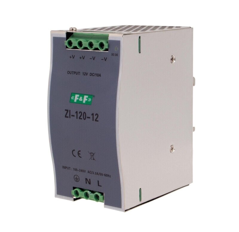 Zi-120-12 industrielle Schaltnetzteile 230V AC in 12V DC 120W Zi-120-12 industrielle Schaltnetzteile 230V AC in 12V DC 120W