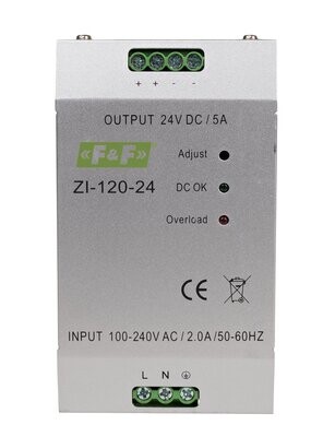 Zi-120-24 industrielle Schaltnetzteile 230V AC in 24V DC 120W