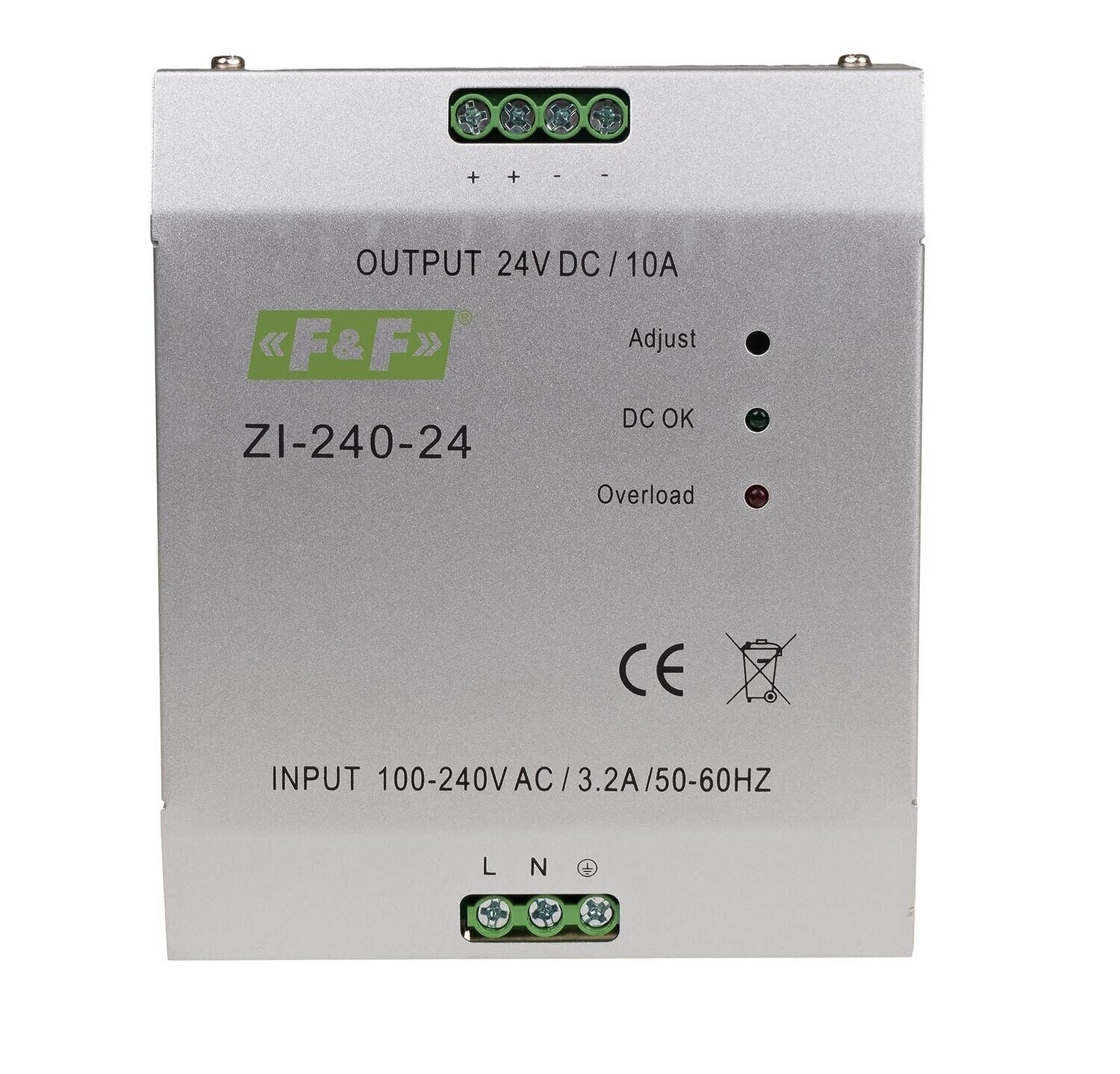 Zi-240-24 industrielle Schaltnetzteile 230V AC in 24V DC 240W