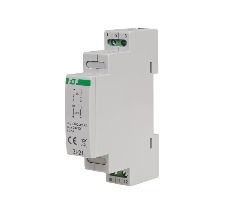 Zi-21 Schaltnetzteile 230V AC in 24V DC 12W Zi-21 Schaltnetzteile 230V AC in 24V DC 12W