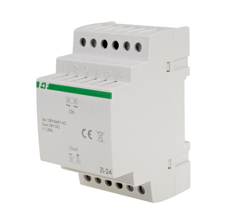 Zi-24 Schaltnetzteile 230V AC in 24V DC 30W Zi-24 Schaltnetzteile 230V AC in 24V DC 30W