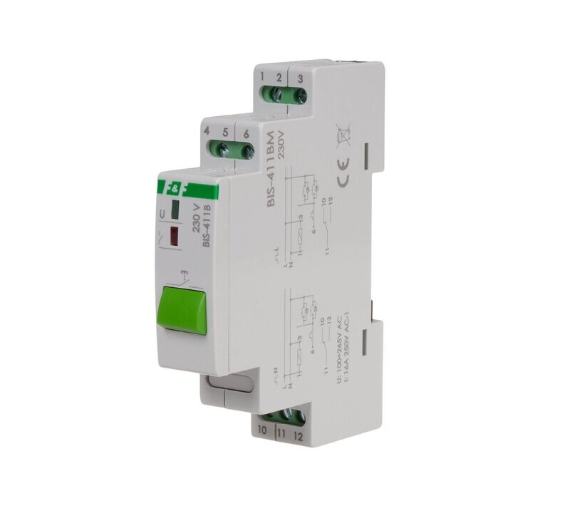 F&F BIS-411BM LED 230V Bistabiles Relais für LED Beleuchtung