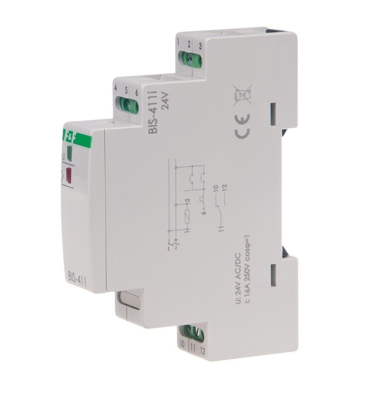 F&F BIS-411i LED 24V AC/DC Bistabiles Relais