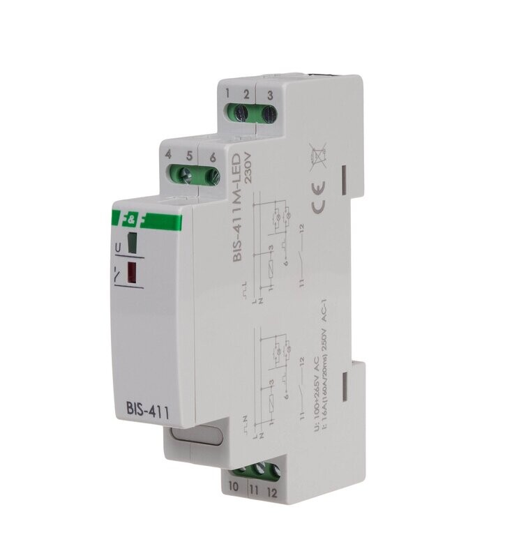 F&F BIS-411M LED 230V AC Bistabiles Relais für LED Beleuchtung