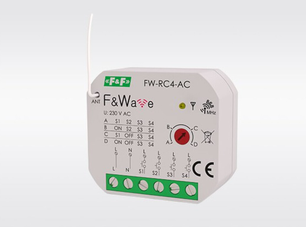 F&F F&WAVE Sender FW-RC4-AC Funk 868 MHz
