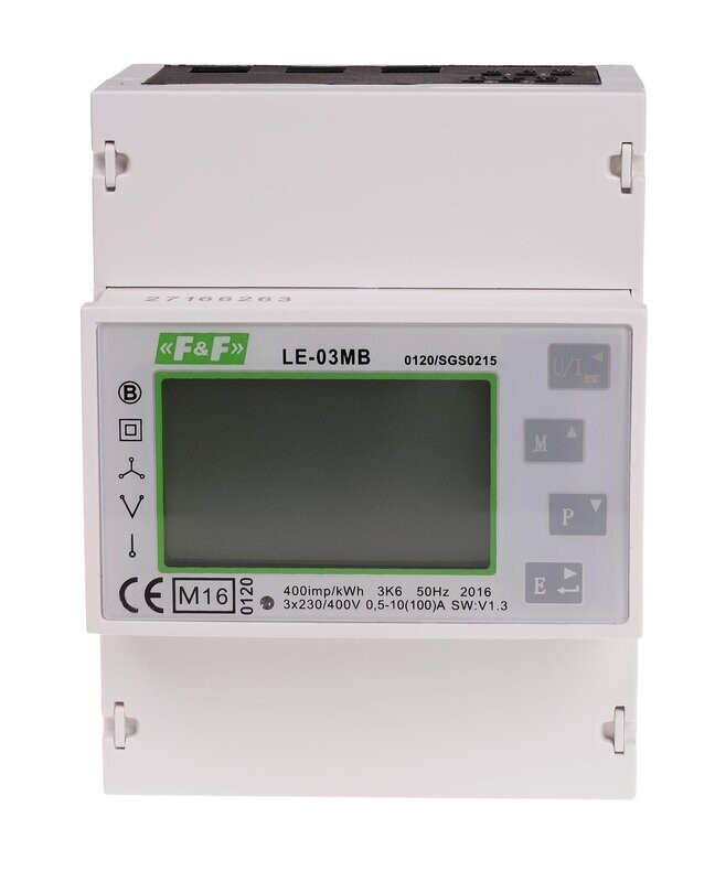 F&F LE-03MB Stromzähler Dreiphasig MID F&F LE-03MB Stromzähler Dreiphasig MID