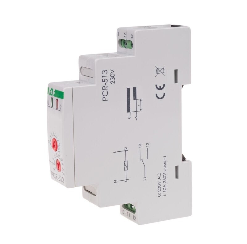 F&F PCR-513 Zeitrelais verzögerte Einschaltung 230V F&F PCR-513 Zeitrelais verzögerte Einschaltung 230V