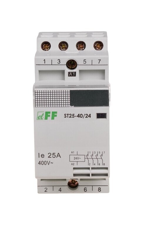 F&F ST25-40-24V AC SCHÜTZ SCHALTSCHÜTZ Modular Leistungsschütz 25A F&F ST25-40-24V AC SCHÜTZ SCHALTSCHÜTZ Modular Leistungsschütz 25A
