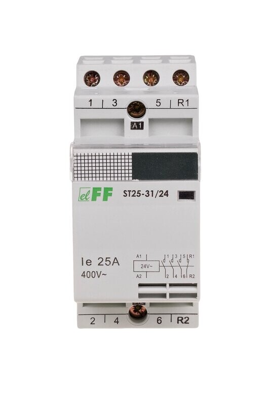 F&F ST25-31 24V AC SCHÜTZ SCHALTSCHÜTZ Modular Leistungsschütz 25A F&F ST25-31 24V AC SCHÜTZ SCHALTSCHÜTZ Modular Leistungsschütz 25A