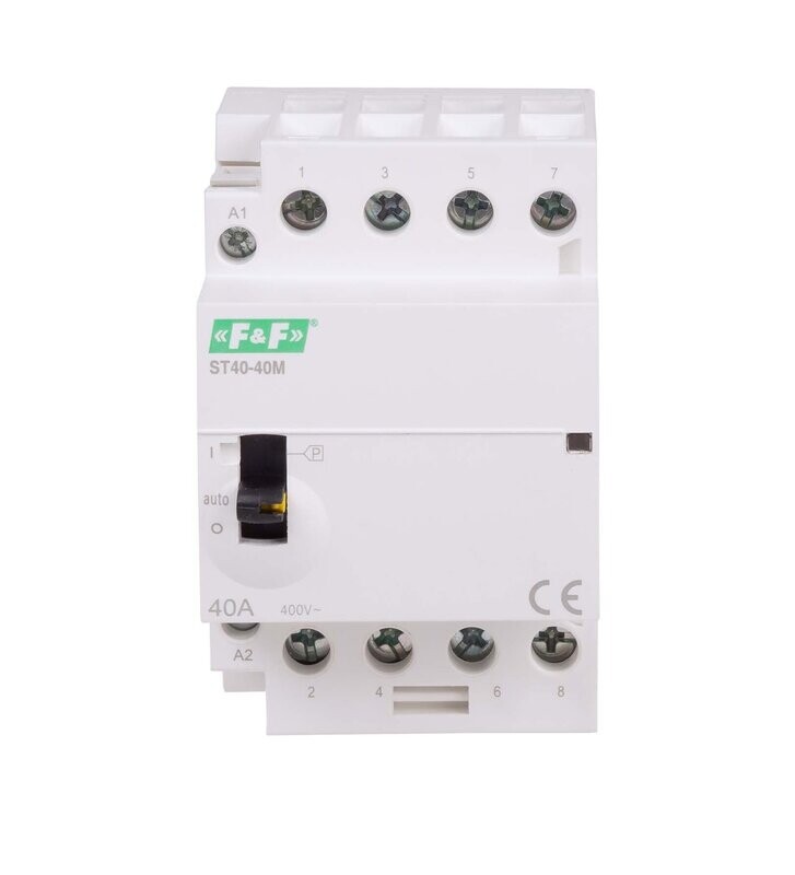 F&F ST40-40M SCHÜTZ SCHALTSCHÜTZ Modular Leistungsschütz 40A 250V AC F&F ST40-40M SCHÜTZ SCHALTSCHÜTZ Modular Leistungsschütz 40A 250V AC