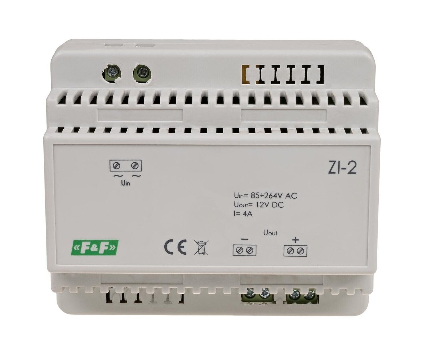 F&F ZI-2 Schaltnetzteil 230V Ausgangsspannung 12V Leistung 50W