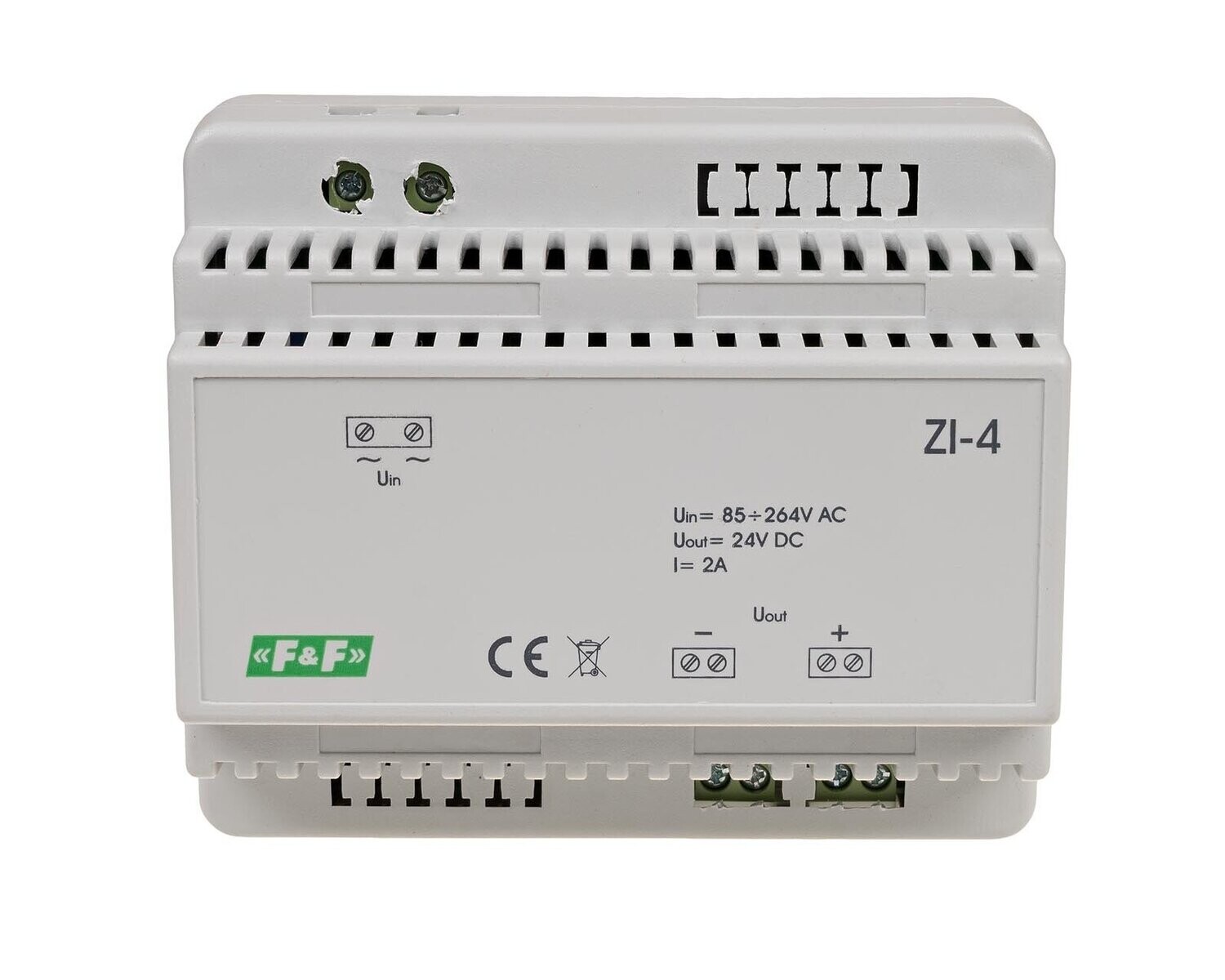 F&F ZI-4 Schaltnetzteil 230V Ausgangsspannung 24V Leistung 50W