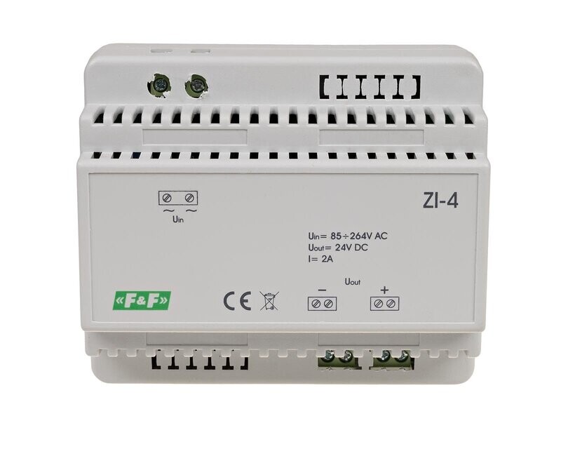 F&F ZI-4 Schaltnetzteil 230V Ausgangsspannung 24V Leistung 50W F&F ZI-4 Schaltnetzteil 230V Ausgangsspannung 24V Leistung 50W