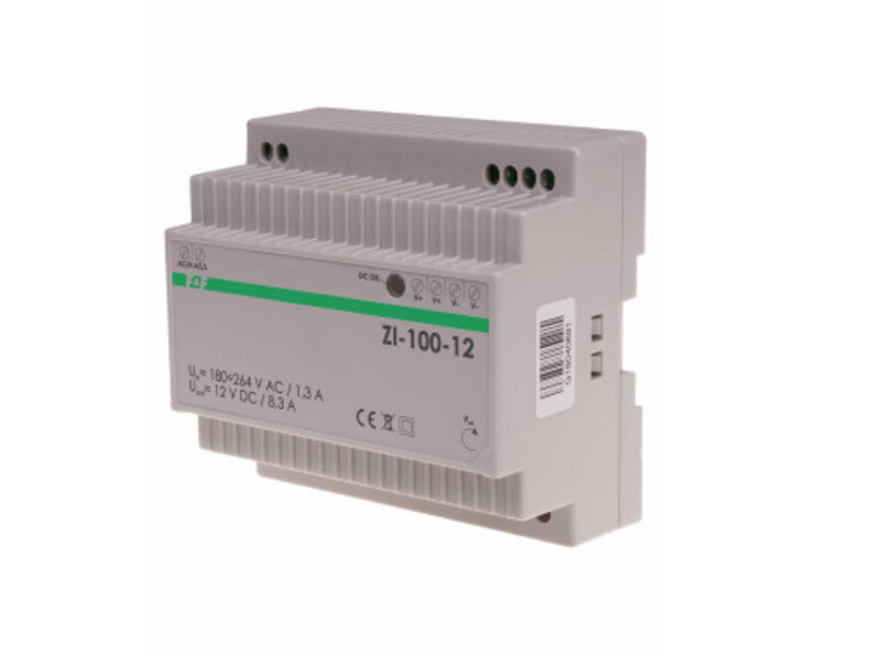 F&F ZI-100-12 Schaltnetzteil 230V Ausgangsspannung 12V Leistung 100W F&F ZI-100-12 Schaltnetzteil 230V Ausgangsspannung 12V Leistung 100W