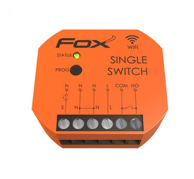 F&F FOX W-LAN Fernsteuerung Wi-Fi 230 V SINGLE SWITCH WI-R1S1P-P F&F FOX W-LAN Fernsteuerung Wi-Fi 230 V SINGLE SWITCH WI-R1S1P-P