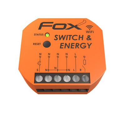 F&F FOX W-LAN Fernsteuerung Wi-Fi 230V SWITCH & ENERGY WI-R1S1-P