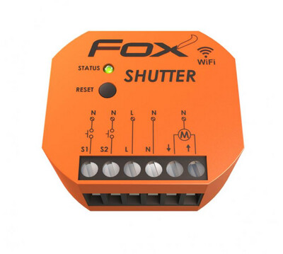 F&F FOX W-LAN Fernsteuerung Relais Wi-Fi 230V SHUTTER Wi-STR1S2-P