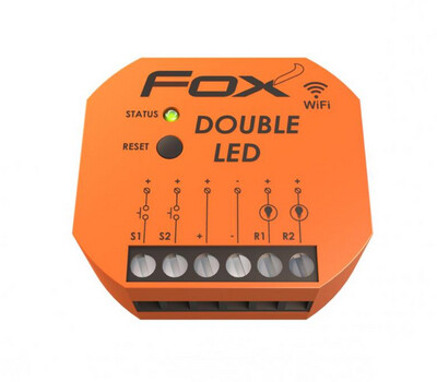 F&F FOX W-LAN Fernsteuerung Wi-Fi 12V 24V DOUBLE LED Wi-LED2S2-P