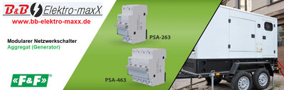 F&F PSA-463 230V 400V Modularer Netzwerkschalter Aggregat Generator Netz 4xPolig F&F PSA-463 230V 400V Modularer Netzwerkschalter Aggregat Generator Netz 4xPolig