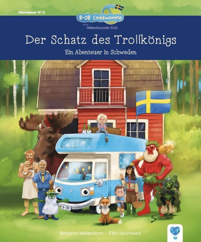Der Schatz des Trollkönigs
Kinderbuchreihe „B-OB Coddiwomple und die Weltenbummler Kids“ Band 2