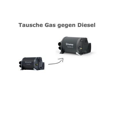 Umrüstung Truma Combi 4 (Gas) auf Truma Combi D 4 (Diesel)