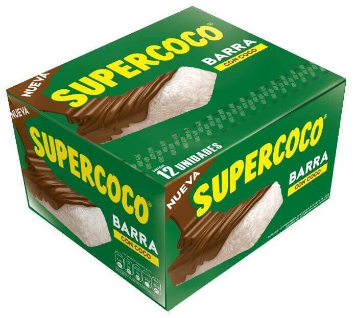 Supercoco Barra con coco y Chocolate