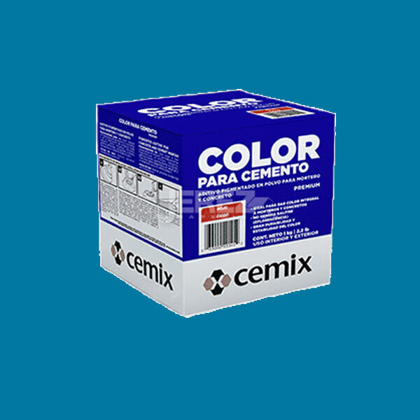 COLOR PARA CEMENTO AZUL CELESTE 1KG CEMIX